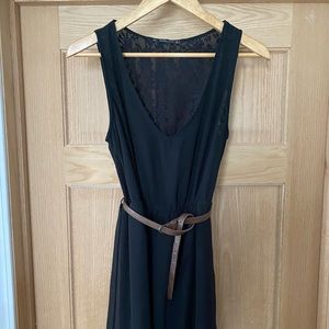 Zara TRF/Trafaluc Black Lace Lined Dress - medium